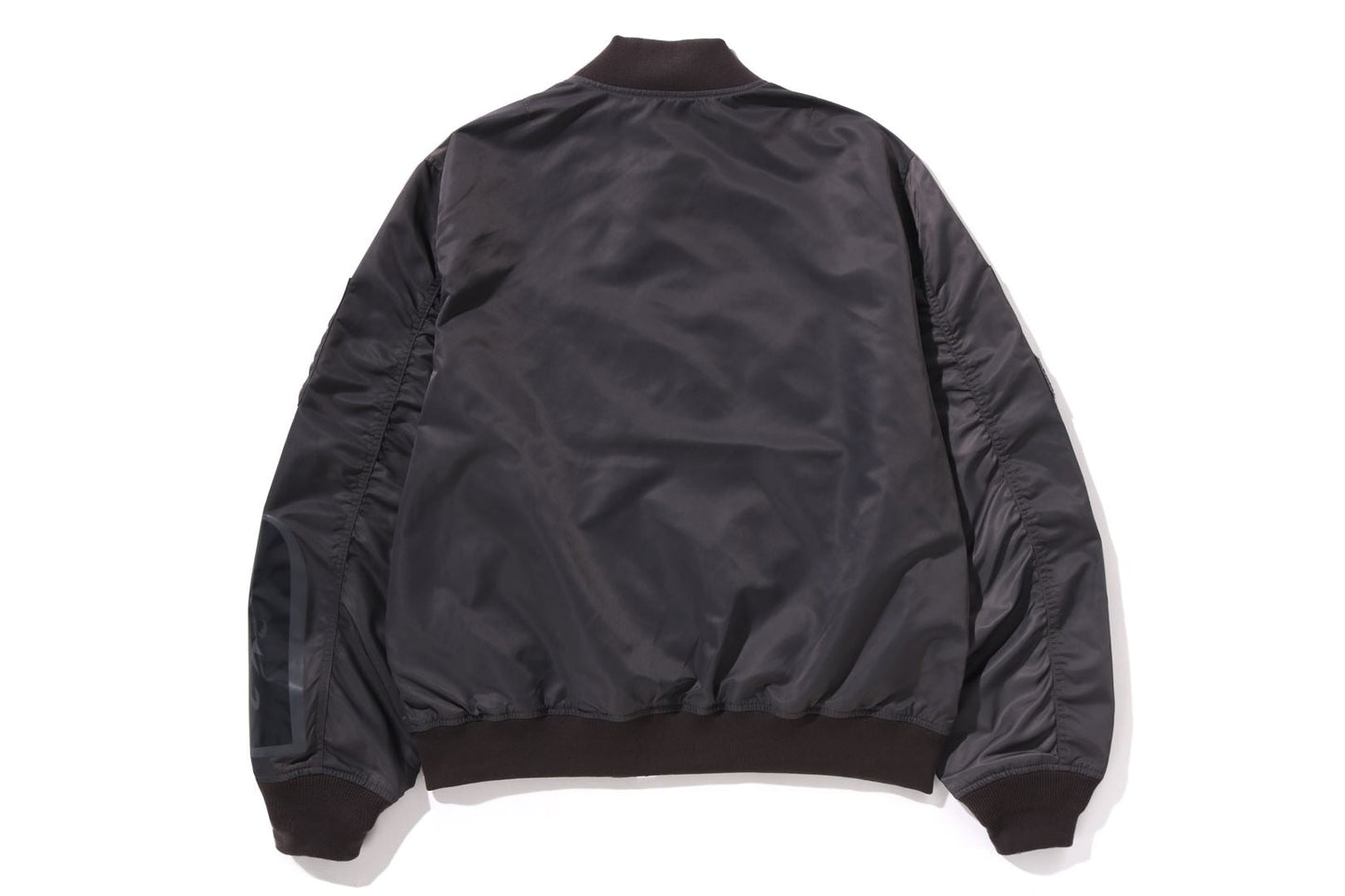 BAPE TONAL CHAIN STITCH SHARK BOMBER JACKET