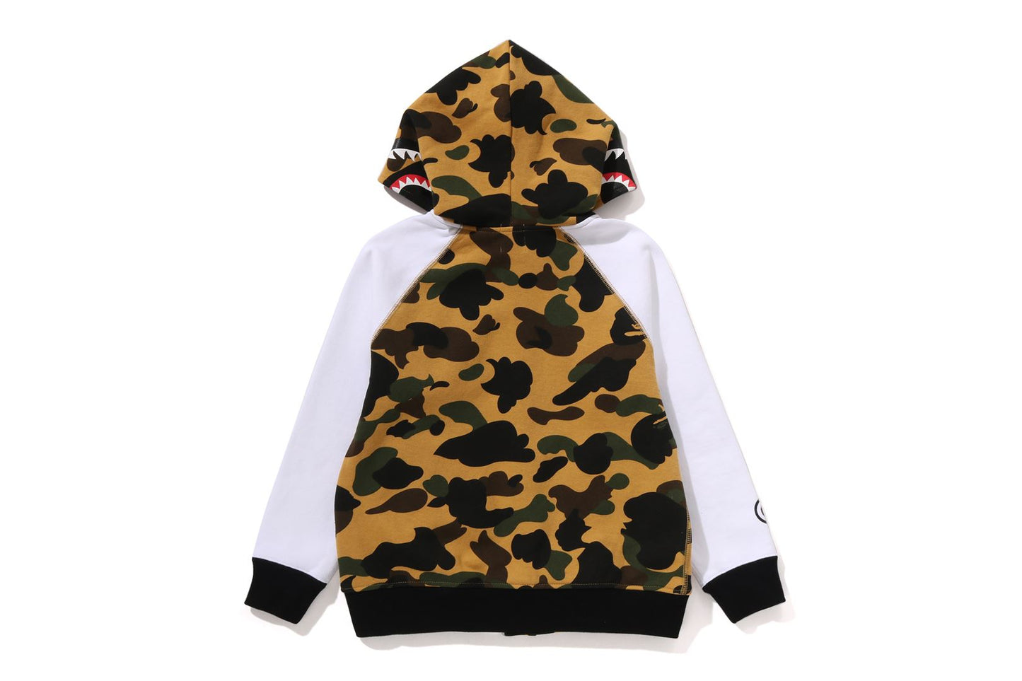 BAPE 1ST CAMO SHARK HOODIE SWEAT VARSITY JACKET