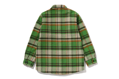 BAPE CHECK 鯊魚帽T休閒外套