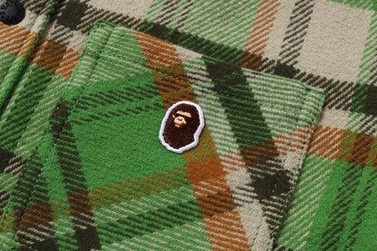 BAPE CHECK 鯊魚帽T休閒外套