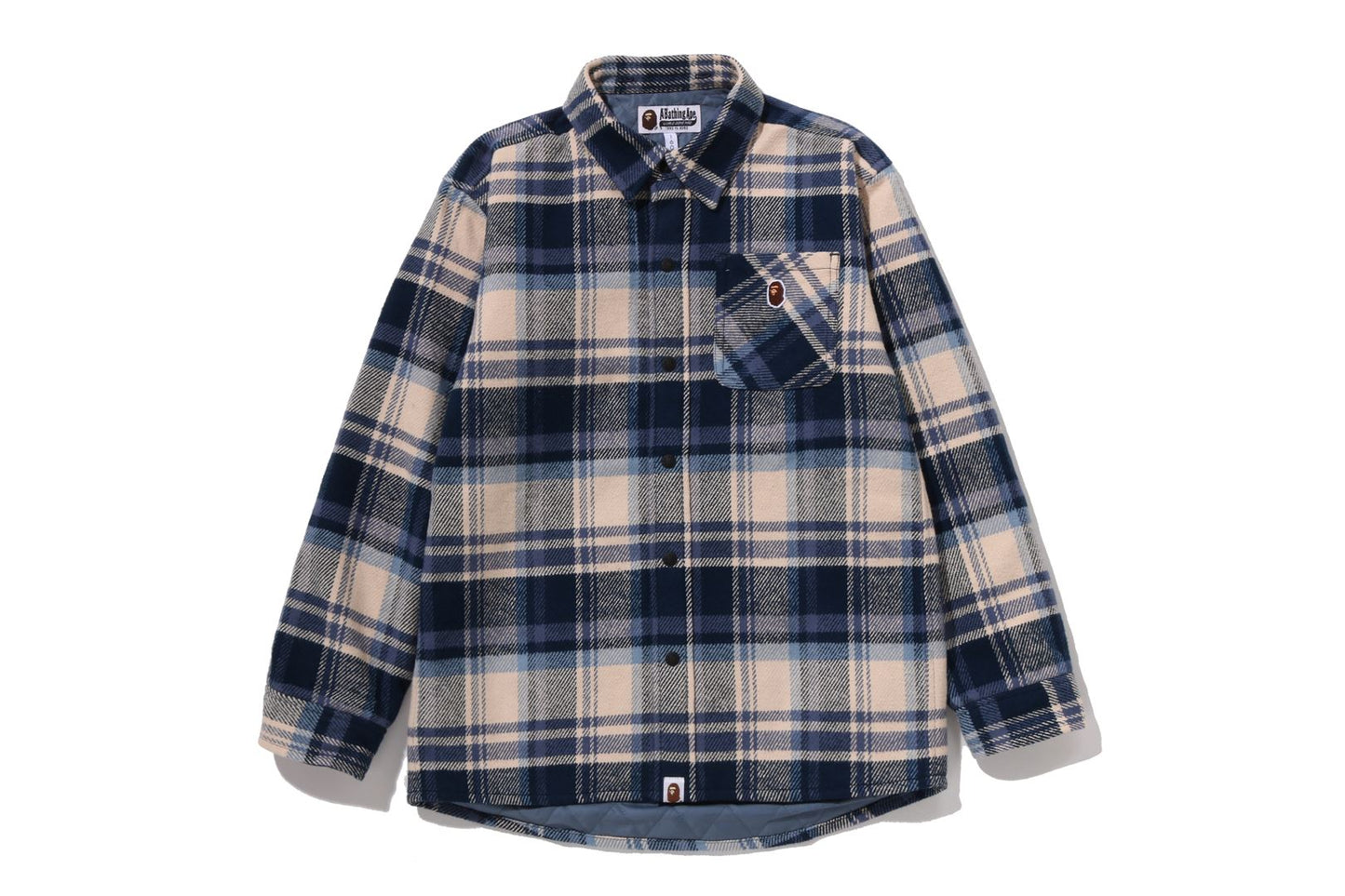 BAPE CHECK 鯊魚帽T休閒外套