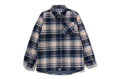 BAPE CHECK 鯊魚帽T休閒外套