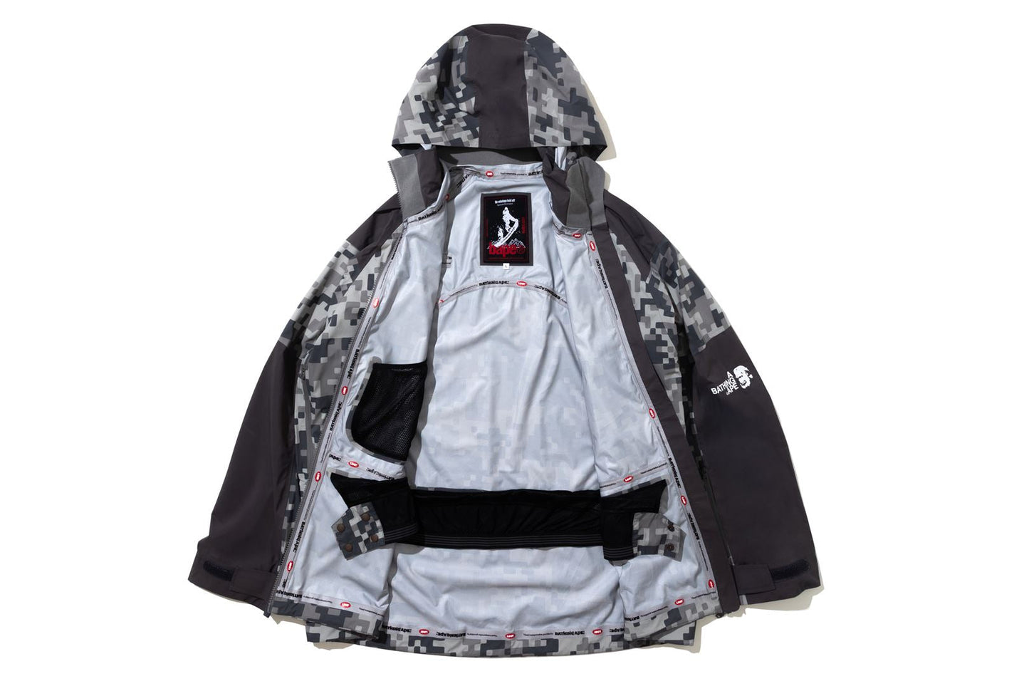 BAPE 倉石一樹 UAP CAMO 滑雪 3 層外套