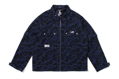 BAPE 【 BAPE BY KAZUKI KURAISHI 】PIXELATE CAMO DETACHABLE ZIP JACKET