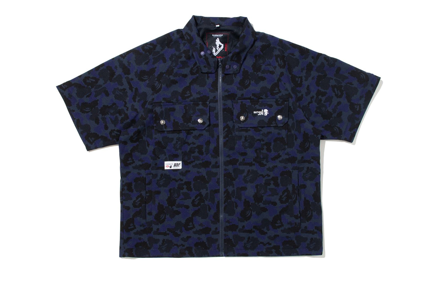 BAPE 【 BAPE BY KAZUKI KURAISHI 】PIXELATE CAMO DETACHABLE ZIP JACKET
