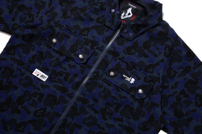 BAPE 【 BAPE BY KAZUKI KURAISHI 】PIXELATE CAMO DETACHABLE ZIP JACKET