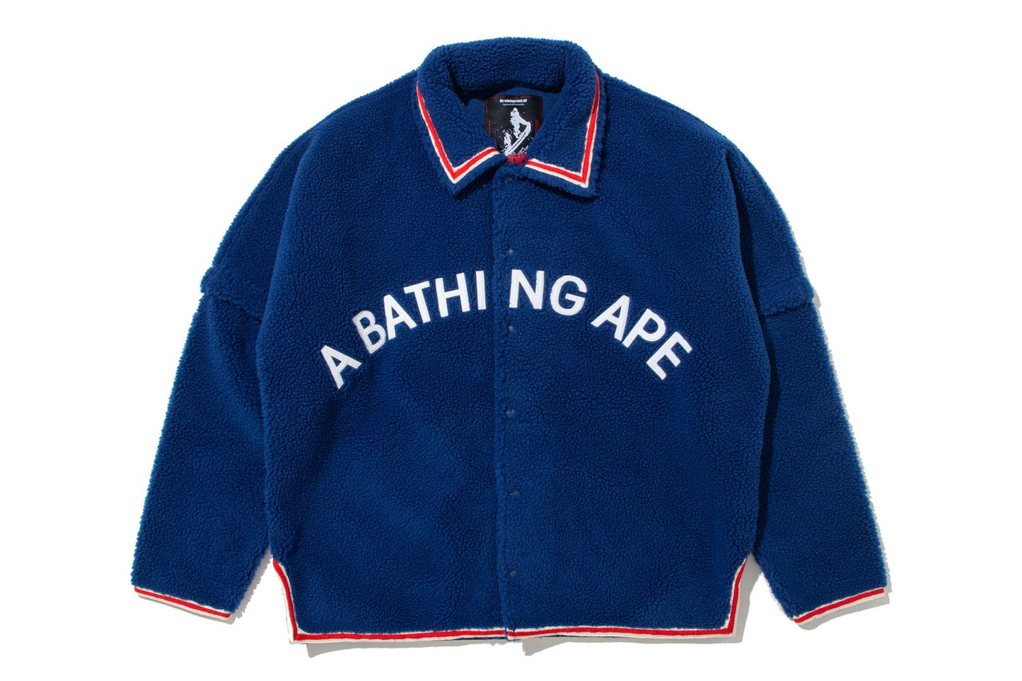 BAPE 【 BAPE BY KAZUKI KURAISHI 】SHERPA DETACHABLE COACH JACKET
