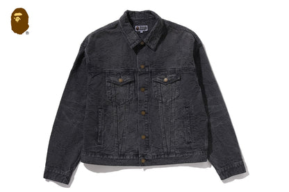 BAPE LINE CAMO JACQUARD 丹寧夾克