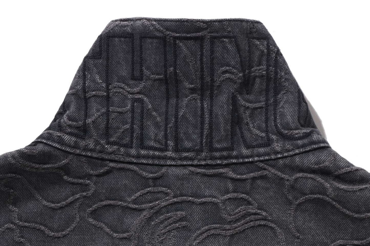 BAPE LINE CAMO JACQUARD 丹寧夾克