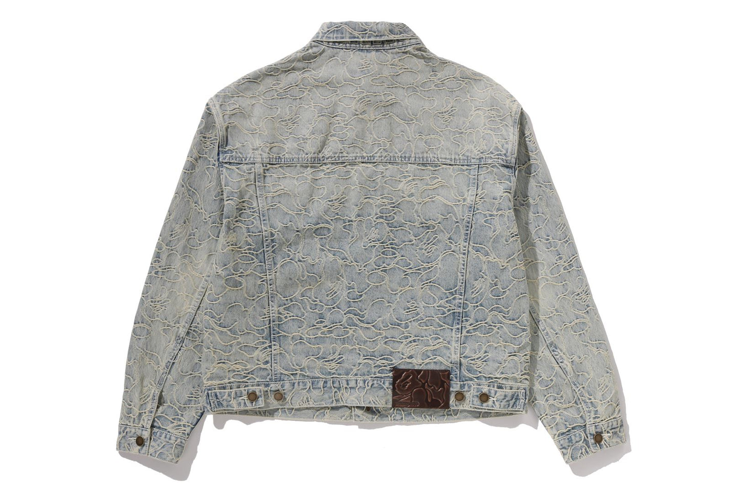 BAPE LINE CAMO JACQUARD 丹寧夾克