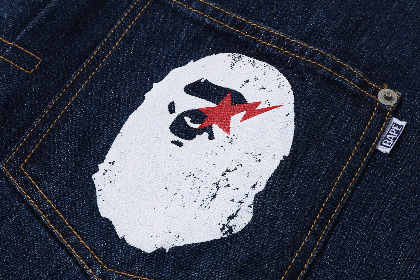 BAPE APE HEAD 牛仔外套