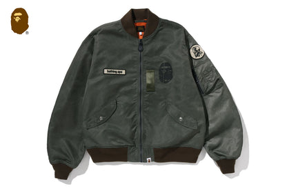 BAPE MULTI PATCH BOMBER JACKET