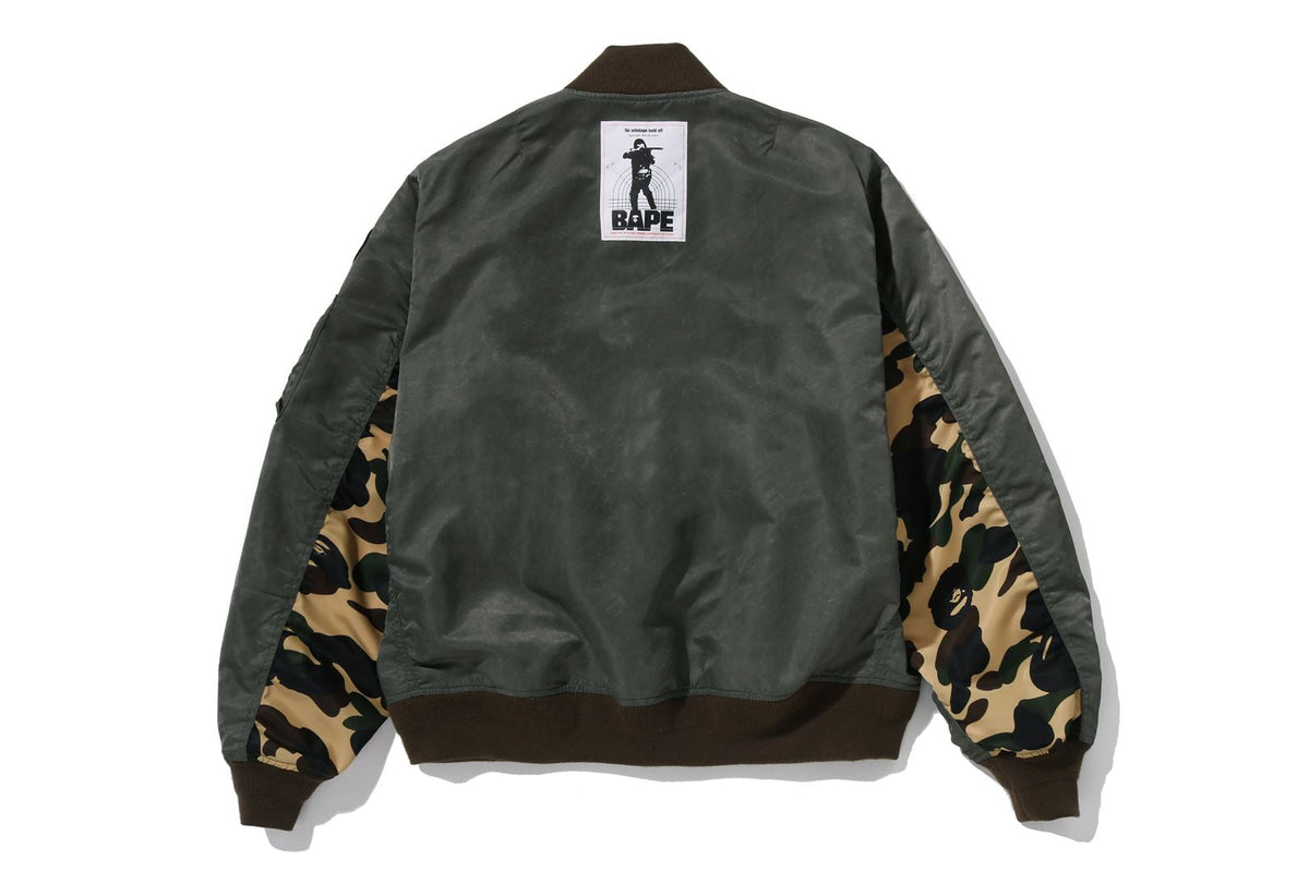 BAPE MULTI PATCH BOMBER JACKET