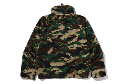 BAPE GLITCH WOODLAND CAMO 短款滑雪夾克