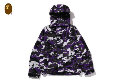 BAPE GLITCH WOODLAND CAMO 短款滑雪夾克