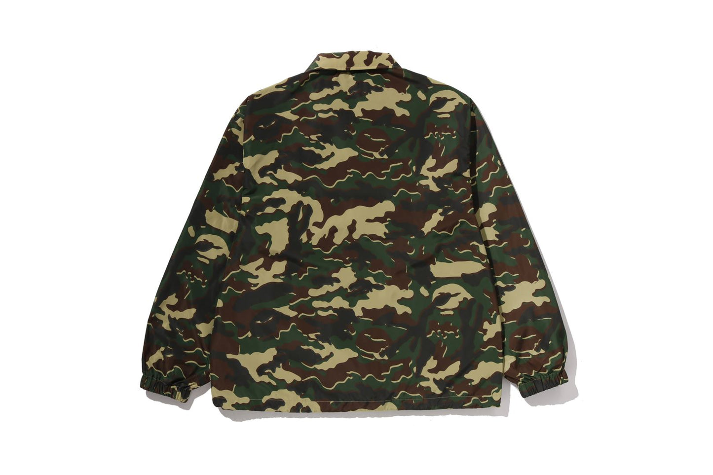 BAPE GLITCH WOODLAND CAMO COACH JACKET