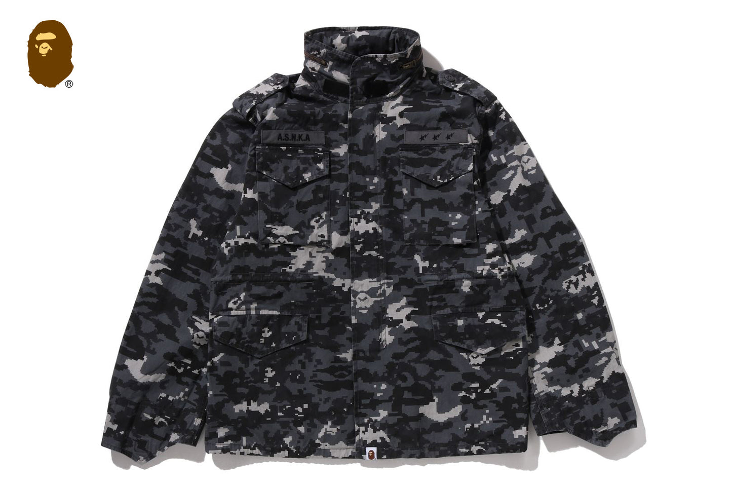 BAPE MULTI PIXEL CAMO M-65 JACKET