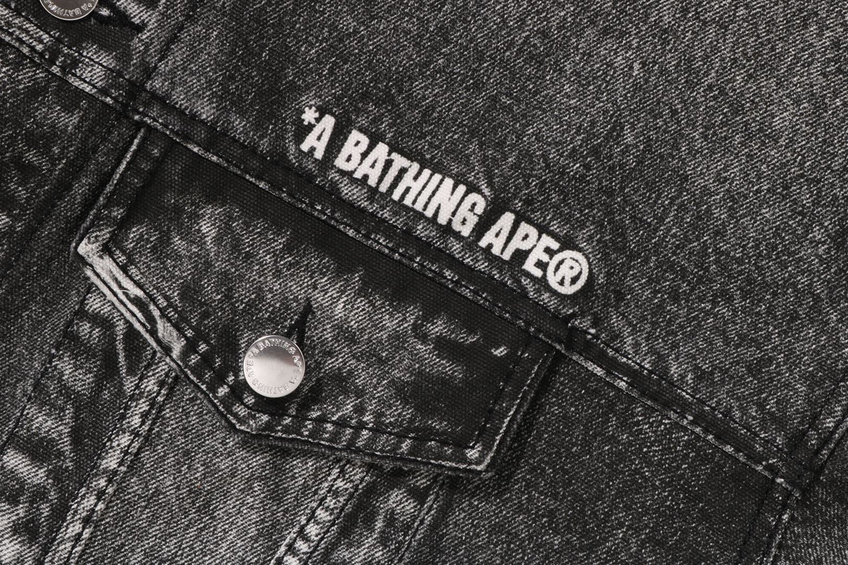 BAPE FAKE PRINT TRUCKER JACKET