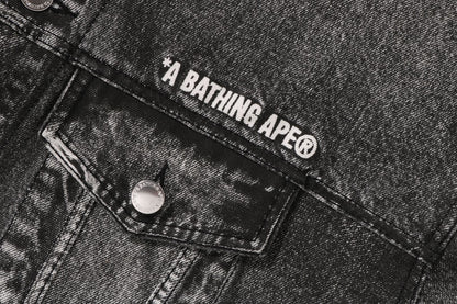 BAPE FAKE PRINT TRUCKER JACKET