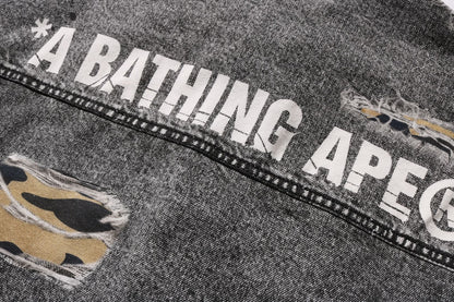 BAPE FAKE PRINT TRUCKER JACKET