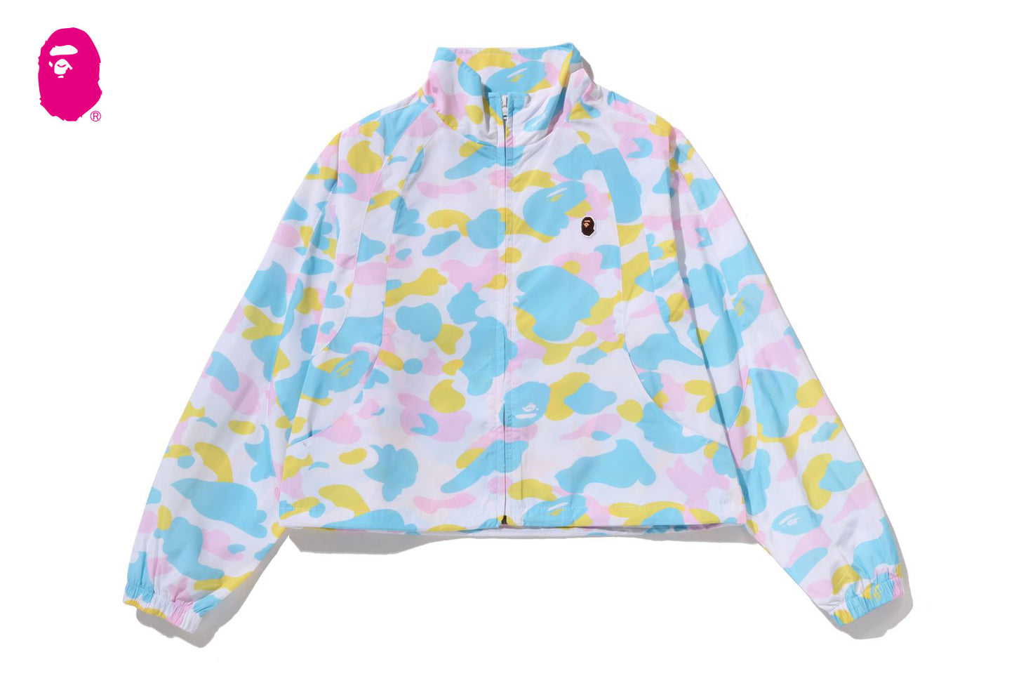 BAPE NEW MULTI CAMO ONE POINT TRACK JACKET