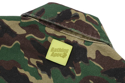 BAPE GLITCH WOODLAND CAMO 浴衣猿標誌工裝外套