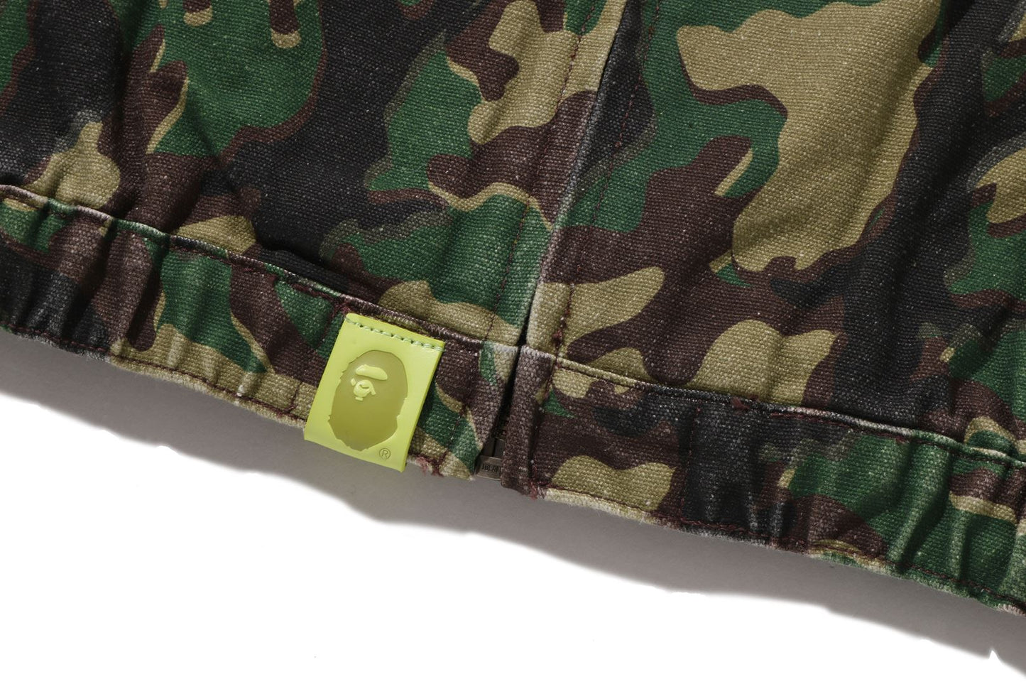 BAPE GLITCH WOODLAND CAMO 浴衣猿標誌工裝外套