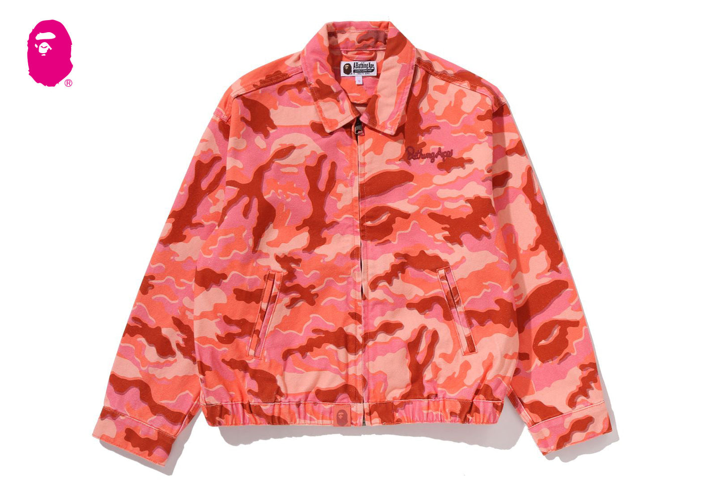BAPE GLITCH WOODLAND CAMO 浴衣猿標誌工裝外套