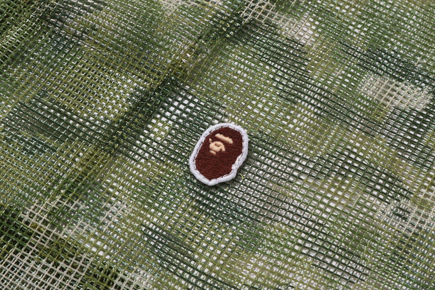 BAPE MULTI PIXEL CAMO 網眼 cropped 連帽外套