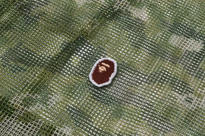BAPE MULTI PIXEL CAMO 網眼 cropped 連帽外套