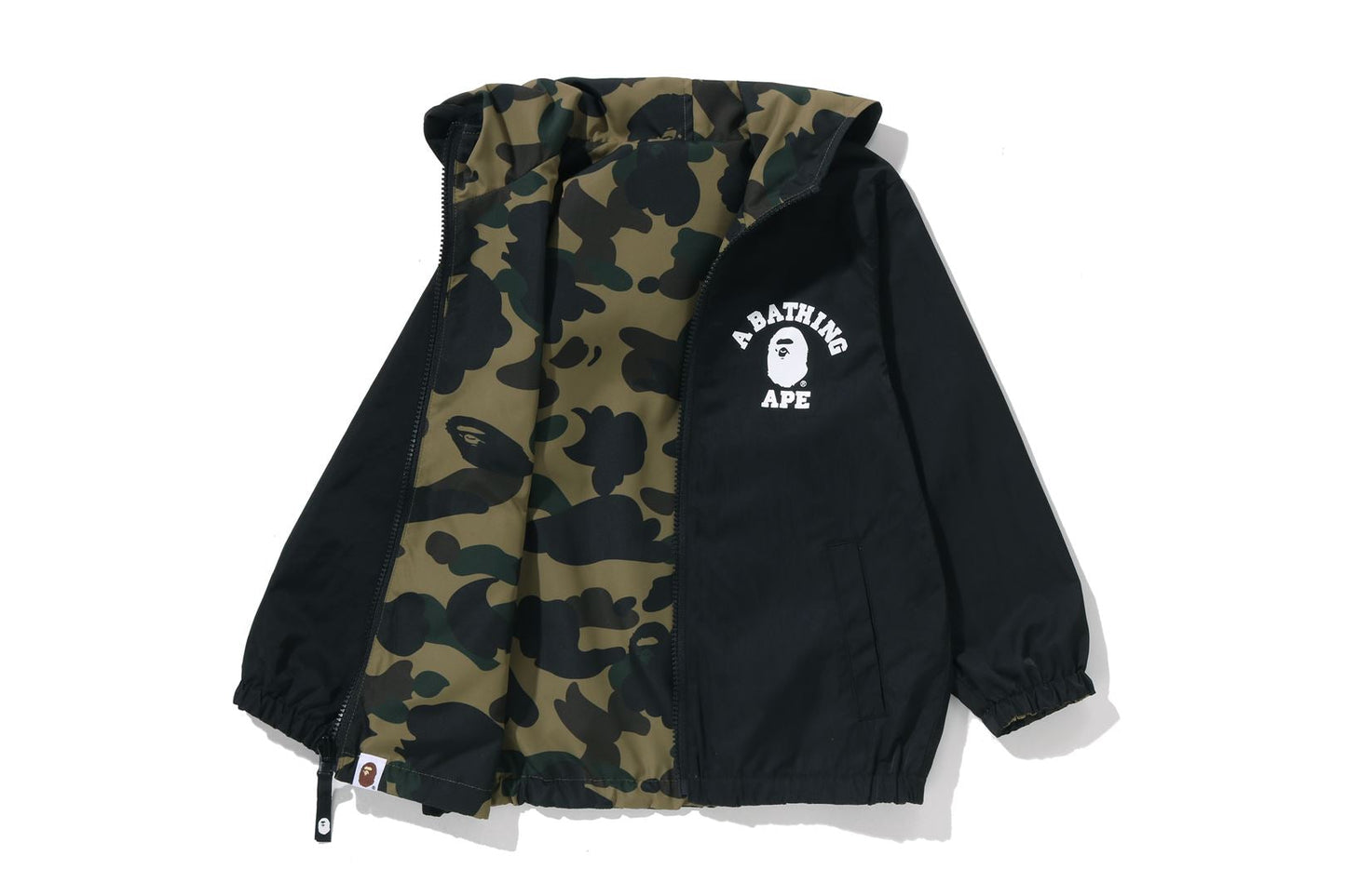 BAPE 1ST CAMO 可翻轉連帽外套