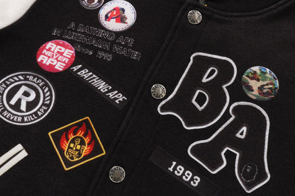 BAPE 1ST CAMO SHARK 連帽印花運動外套