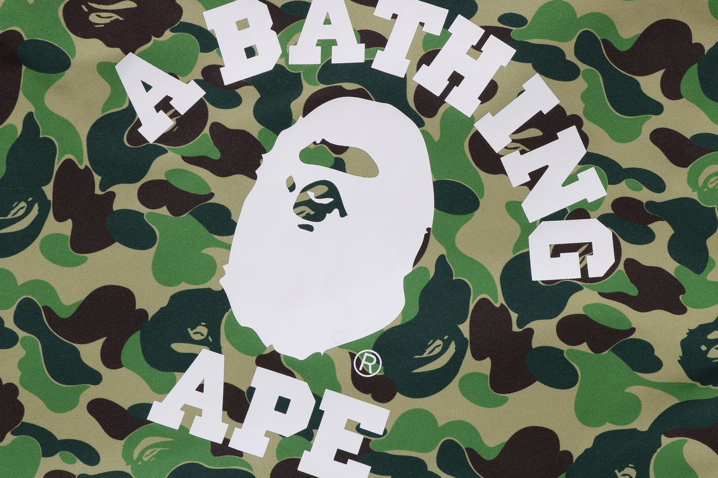 BAPE ABC CAMO 大學教練外套