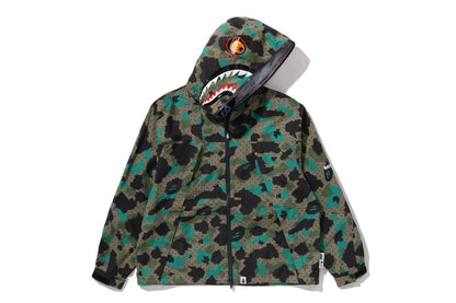 BAPE BY KAZUKI KURAISHI 3層數位迷彩點鯊魚BPAW可收納滑雪外套