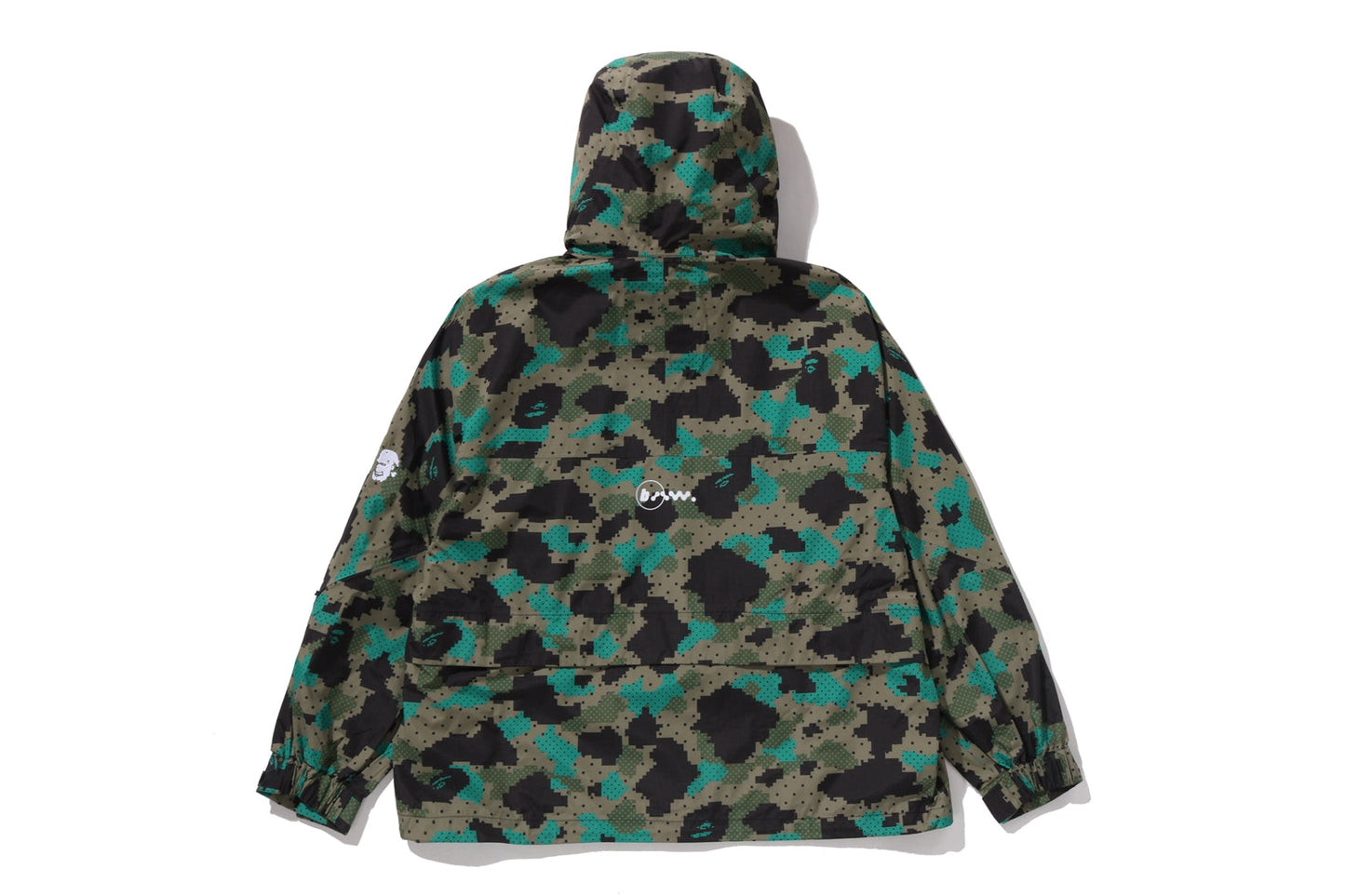 BAPE BY KAZUKI KURAISHI 3層數位迷彩點鯊魚BPAW可收納滑雪外套