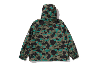 BAPE BY KAZUKI KURAISHI 3層數位迷彩點鯊魚BPAW可收納滑雪外套