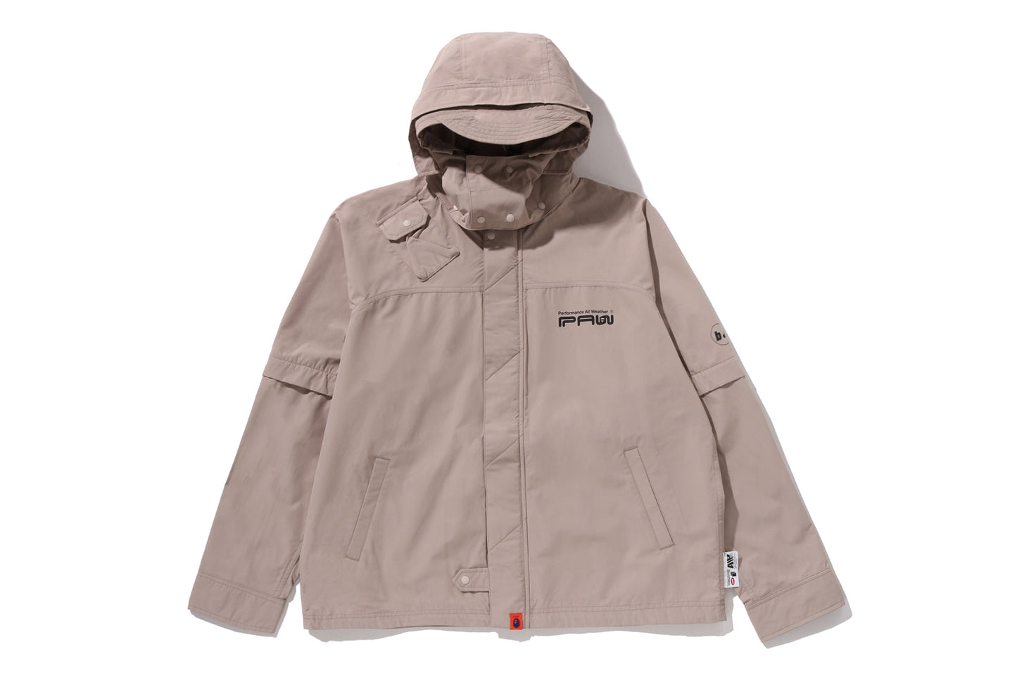 BAPE BY KAZUKI KURAISHI 3層可拆式連帽雨衣
