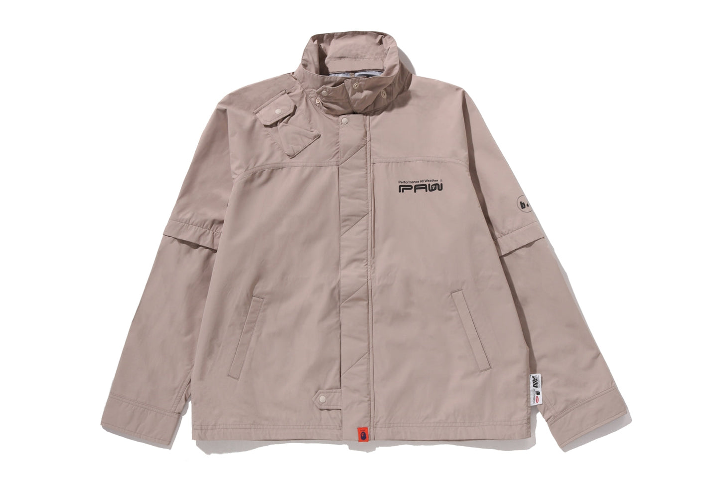 BAPE BY KAZUKI KURAISHI 3層可拆式連帽雨衣