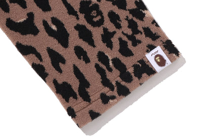 BAPE KAZUKI KURAISHI 獵豹提花拉鍊開襟外套