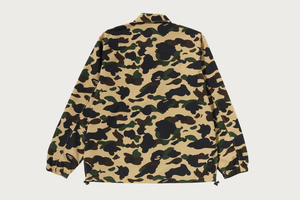 BAPE 1ST CAMO COLLEGE COACH JACKET