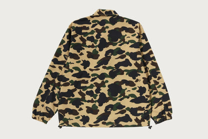 BAPE 1ST CAMO COLLEGE COACH JACKET