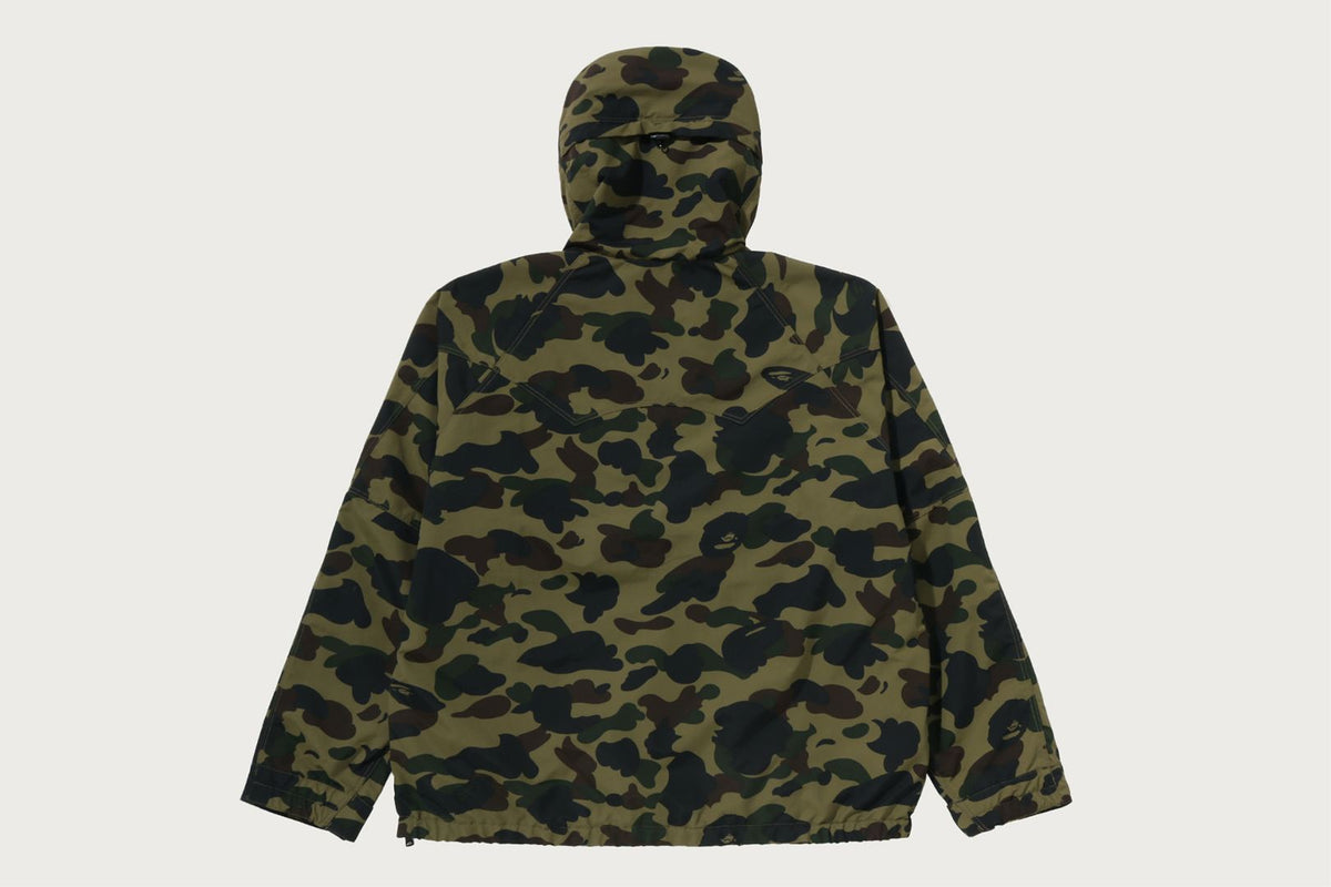 BAPE 1ST CAMO 半拉鍊夾克