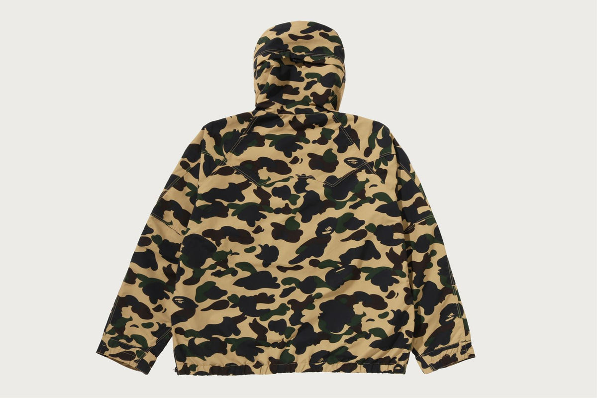 BAPE 1ST CAMO 半拉鍊夾克