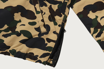 BAPE 1ST CAMO 半拉鍊夾克