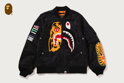BAPE TIGER SHARK BOMBER JACKET