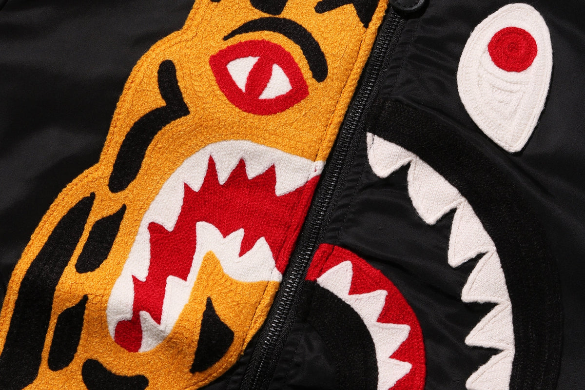 BAPE TIGER SHARK BOMBER JACKET