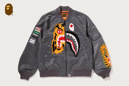 BAPE TIGER SHARK BOMBER JACKET