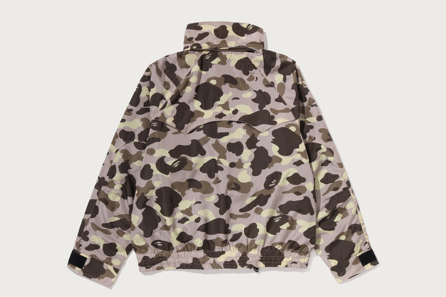 BAPE 彩色迷彩反光耐磨短款滑雪外套