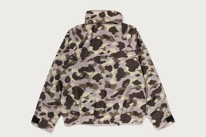 BAPE 彩色迷彩反光耐磨短款滑雪外套