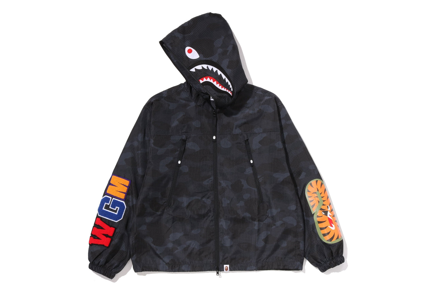 BAPE COLOR CAMO 反光耐磨鯊魚全拉鍊夾克